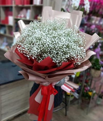 Букет цветов из: Гипсофила в Коченёво