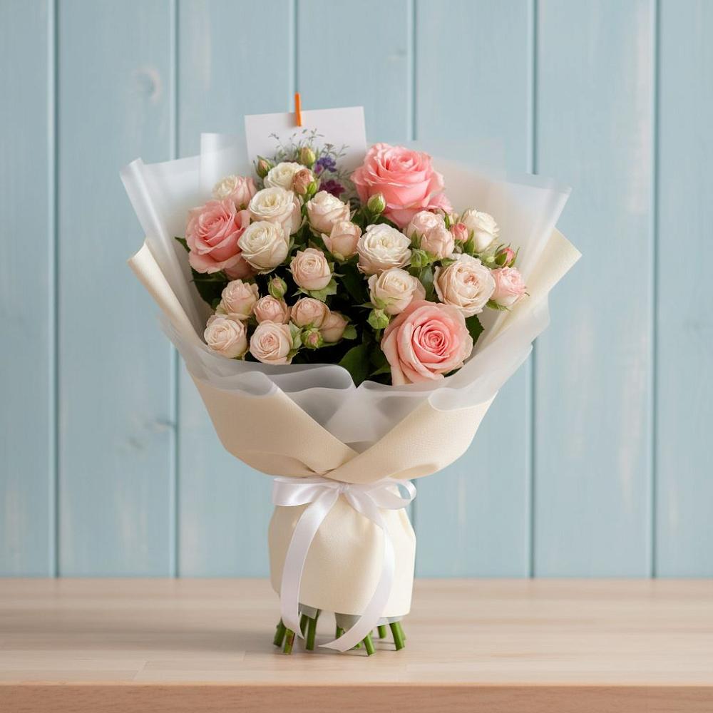 Букет голос любви в Коченёво Букет цветов из: Розы в Коченёво