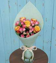 Букет Отличное настроение в Коченёво Букет цветов из: Розы в Коченёво